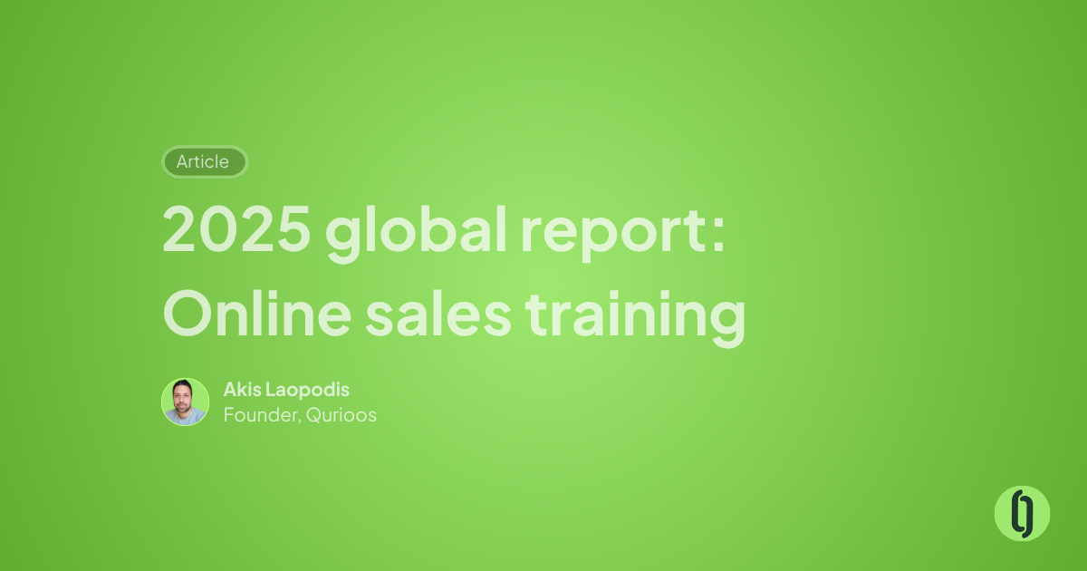 2025 global report: Online sales training